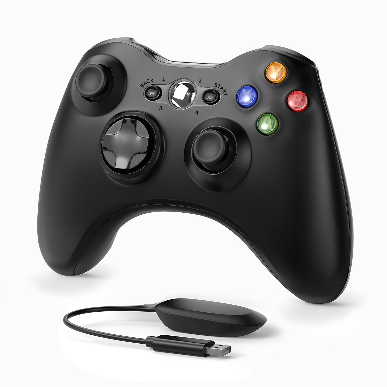 8652-360 2.4G Wireless Gamepad for Xbox 360 / Windows Computer / PS3 / Android TV Game Controller with Receiver 8652-360 2.4G Wireless Gamepad for Xbox 360 / Windows Computer / PS3 / Android TV Game Controller with Receiver
